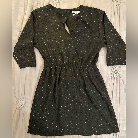 BCBGeneration Gray with multi color specs, cut out back design - Picture 2 of 10